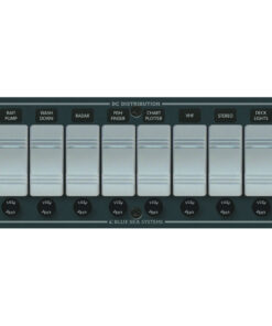 Blue Sea 8261 Waterproof Panel 8 Position - Slate Grey