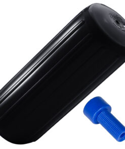 Polyform HTM-2 Hole Through Middle Fender 8.5" x 20.5" - Black w/Air Adapter
