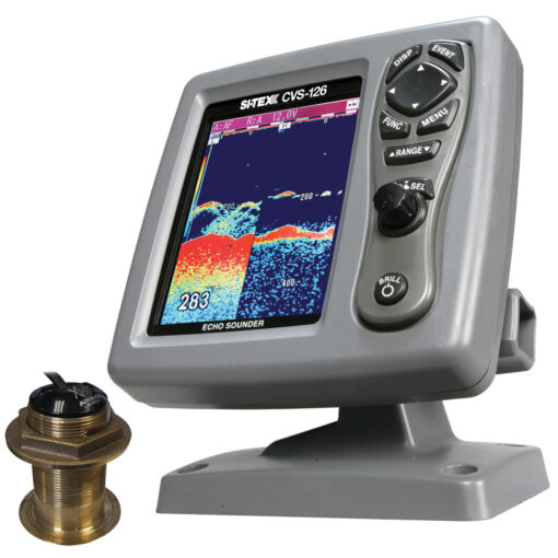 SI-TEX CVS-126 Dual Frequency Color Echo Sounder w/B60 12° Transducer B-60-12-CX