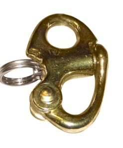 Ronstan Brass Snap Shackle - Fixed Bail - 41.5mm (1-5/8") Length