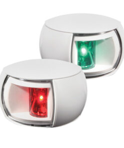 Hella Marine NaviLED Port & Starboard Pair - 2nm - Clear Lens/White Housing