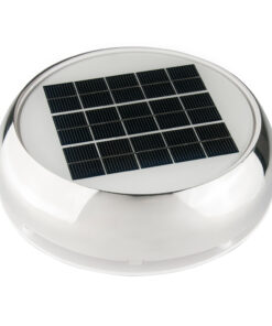 Marinco 4" Day/Night Solar Vent - Stainless Steel