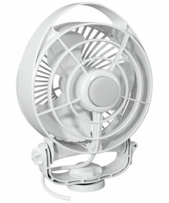 Caframo Maestro 12V 3-Speed 6" Marine Fan w/LED Light - White