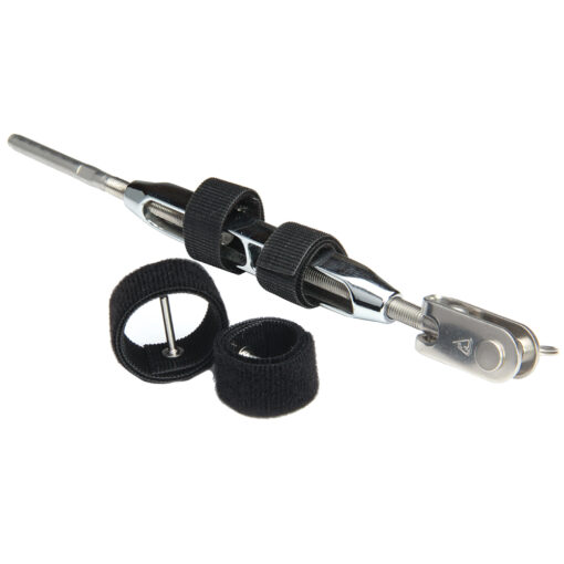 C. Sherman Johnson Wrap Pins Velcro Pin Locking Devices f/Open Body Turnbuckles 1/4" - 2-Pack
