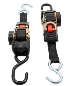 Camco Retractable Tie Down Straps - 1" Width 6' Dual Hooks