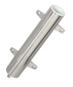 Lee's Stainless Steel Heavy Duty Bulkhead Mount w/ Swivel Base - Extra Long 2.25" OD X 14.5" Tube