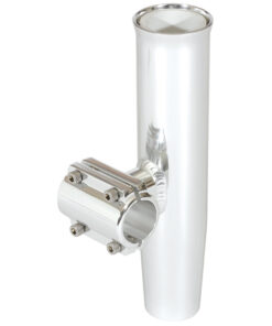 Lee's Clamp-On Rod Holder - Silver Aluminum - Horizontal Mount - Fits 1.050" O.D. Pipe