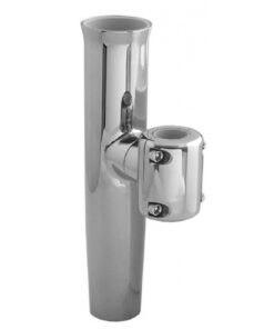 TACO  Stainless Steel Clamp-On Adjustable Rod Holder - 1-1/16" & 1-5/16" O.D. (Pipe), 1-1/4" O.D. (Tube)