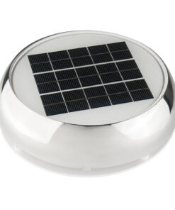 Marinco 3" Day/Night Solar Vent - Stainless Steel