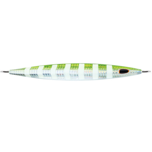 Williamson Kensaki 220 Jig - 6.75" - 7.75oz - UV Green Sardine Zebra