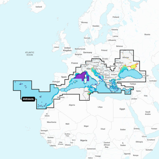 Garmin Navionics Vision+™ NVEU643L Mediterranean & Black Sea