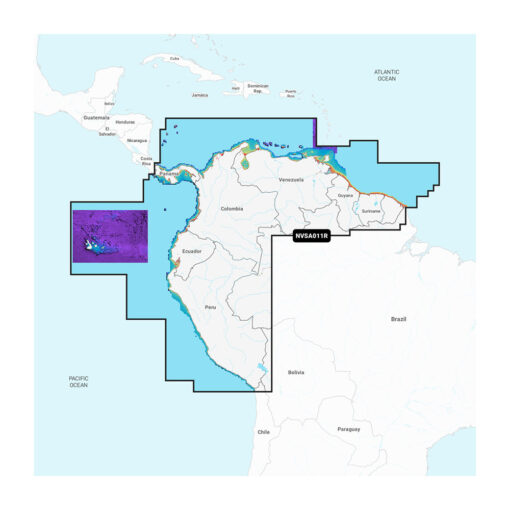 Garmin Navionics Vision+™ NVSA011R South America (North)