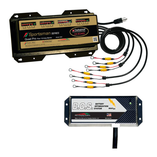 Dual Pro SS4 4 Bank Battery Charger w/2 Bank B.O.S.