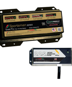 Dual Pro SS4 Auto 4 Bank Battery Charger w/3 Bank B.O.S.