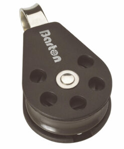 Barton Size 1 30mm Plain Bearing Pulley Block Single Fixed Eye