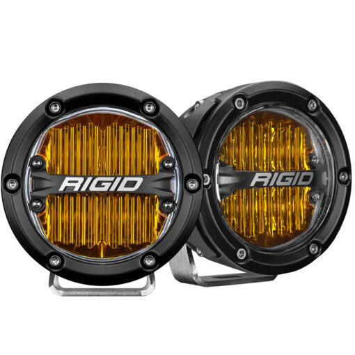 RIGID Industries 360-Series 4" LED SAE Fog Beam - Yellow - Pair