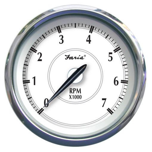 Faria Newport SS 4" Tachometer f/Gas Outboard - 7000 RPM