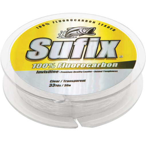 Sufix 100% Fluorocarbon Invisiline™ Leader - 80lb - 33yds