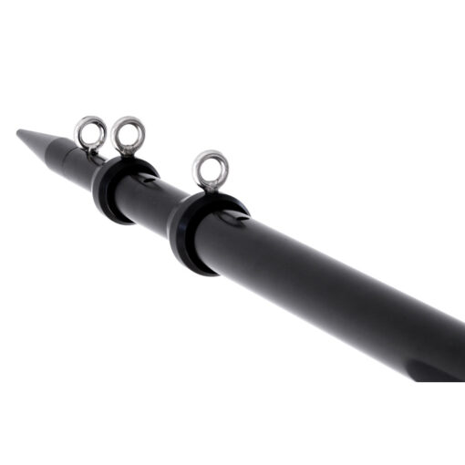 Tigress XD Telescoping Aluminum Center Rigger Pole - 12' - Black