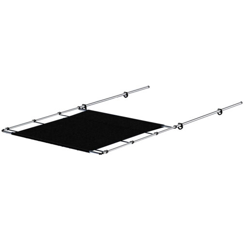 SureShade PTX Power Shade - 63" Wide - Stainless Steel - Black