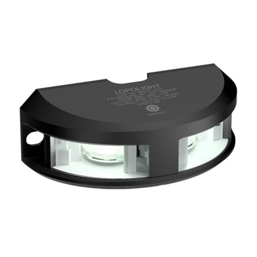 Lopolight Series 200-024 - Navigation Light - 2NM - Vertical Mount - White - Black Housing