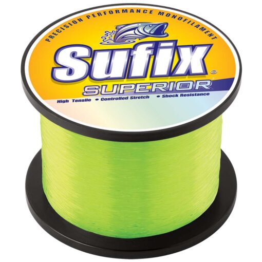 Sufix Superior Hi-Vis Yellow Monofilament - 100lb - 2405 yds