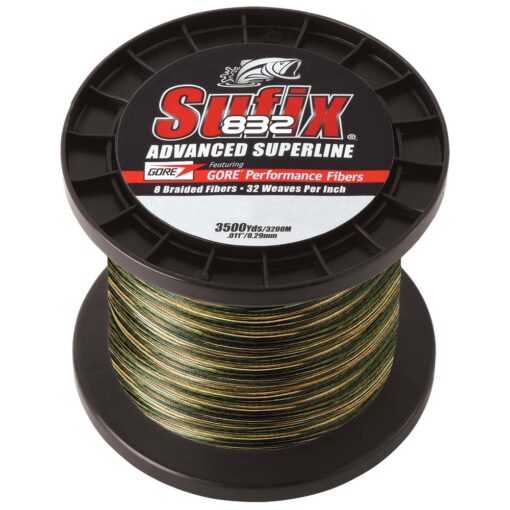 Sufix 832® Advanced Superline® Braid - 20lb - Camo - 3500 yds