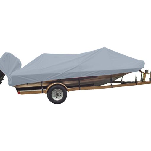 Carver Sun-DURA® Styled-to-Fit Boat Cover f/19.5' Wide Style Bass Boats - Grey