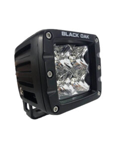 Black Oak 2" LED Pod Light - Spot Optics - Black Housing - Pro Series 3.0