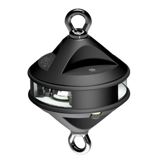 Lopolight Series 200-012 - Hoist Light - 2NM - White - Black Housing