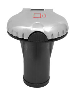 Attwood Deck Fill f/Carbon Canister System - Straight Body & Scalloped Stainless Steel Cap
