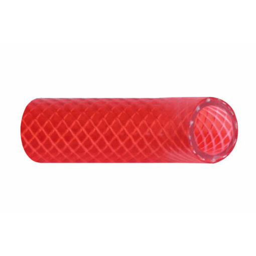 Trident Marine 1/2" Reinforced PVC (FDA) Hot Water Feed Line Hose - Drinking Water Safe - Translucent Red - Sold by the Foot