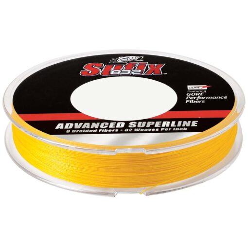 Sufix 832® Advanced Superline® Braid - 15lb - Hi-Vis Yellow - 150 yds