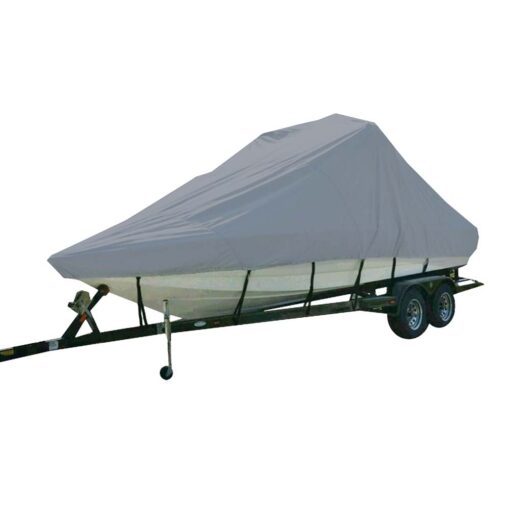 Carver Sun-DURA® Specialty Boat Cover f/18.5' Sterndrive V-Hull Runabout/Modified Boats - Grey