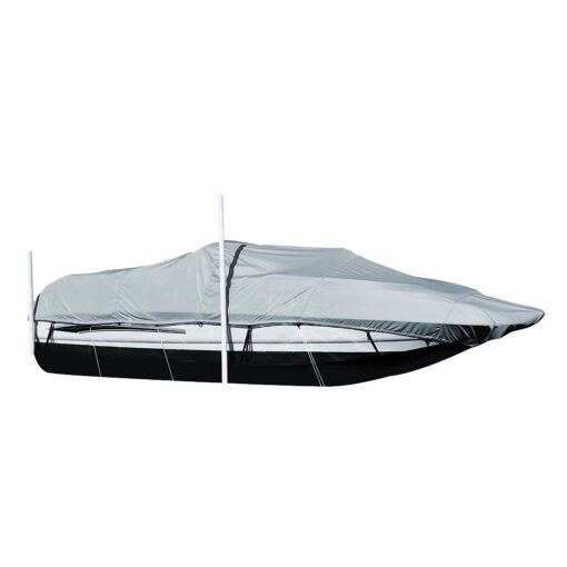 Carver Sun-DURA® Styled-to-Fit Boat Cover f/22.5' Sterndrive Deck Boats w/Walk-Thru Windshield - Grey